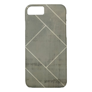 Abstract Blueprint with Geometric Shapes iPhone 8/7 Case