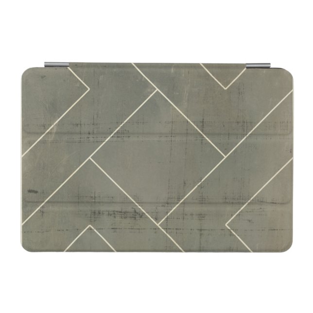 Abstract Blueprint with Geometric Shapes iPad Mini Cover (Horizontal)