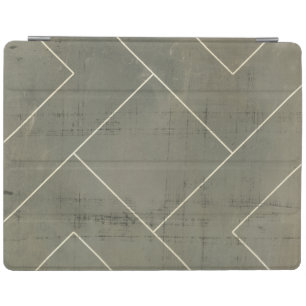 Abstract Blueprint with Geometric Shapes iPad Smart Cover