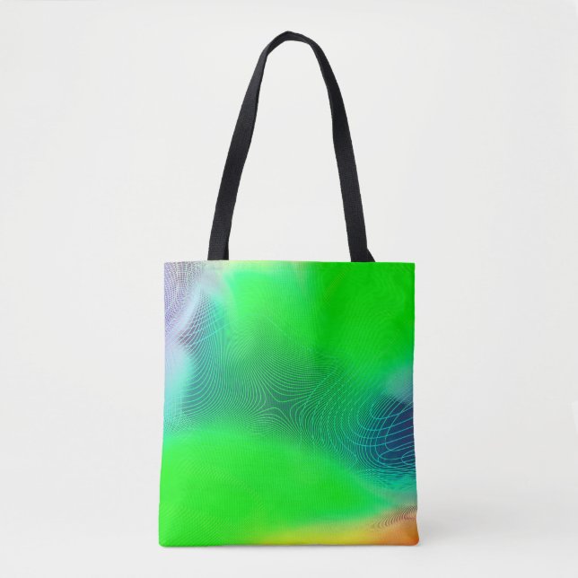 abstract blur background. multicolor effect patter tote bag (Front)
