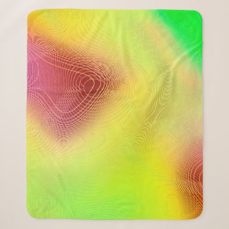 abstract blur background. multicolored graphic pat sherpa blanket