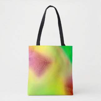 abstract blur background. multicolored graphic pat tote bag