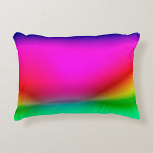 abstract blur lights background, colorful pattern accent pillow