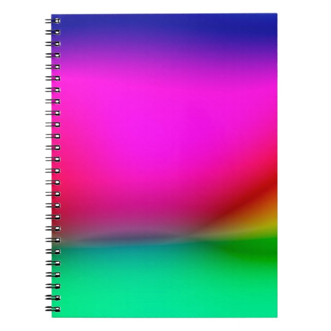 abstract blur lights background, colorful pattern  notebook (Front)