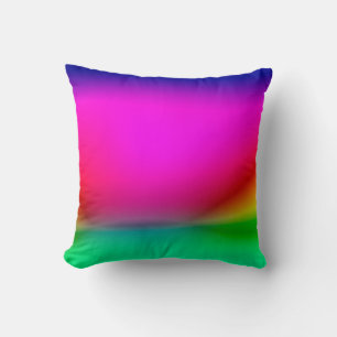 abstract blur lights background, colorful pattern throw pillow