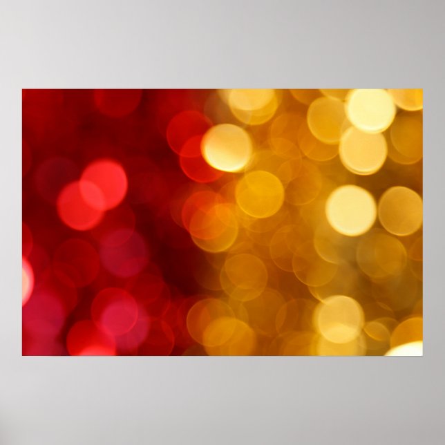 Abstract Blurred Background Poster (Front)