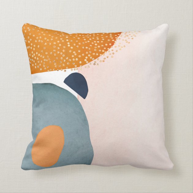 blush pink and navy cushions