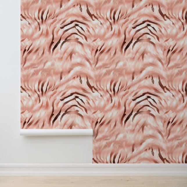 Abstract Blush Pink Zebra Animal  Wallpaper (Application)