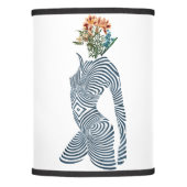 Abstract Body Shape Flowers Lamp Shade (Front)