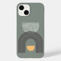 Abstract Bohemian shapes pattern Case-Mate iPhone 14 Case
