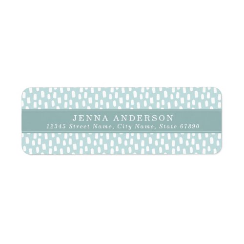 Abstract Boho Background Address Label