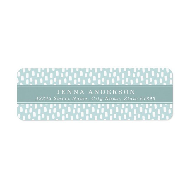 Abstract Boho Background Address Label (Front)