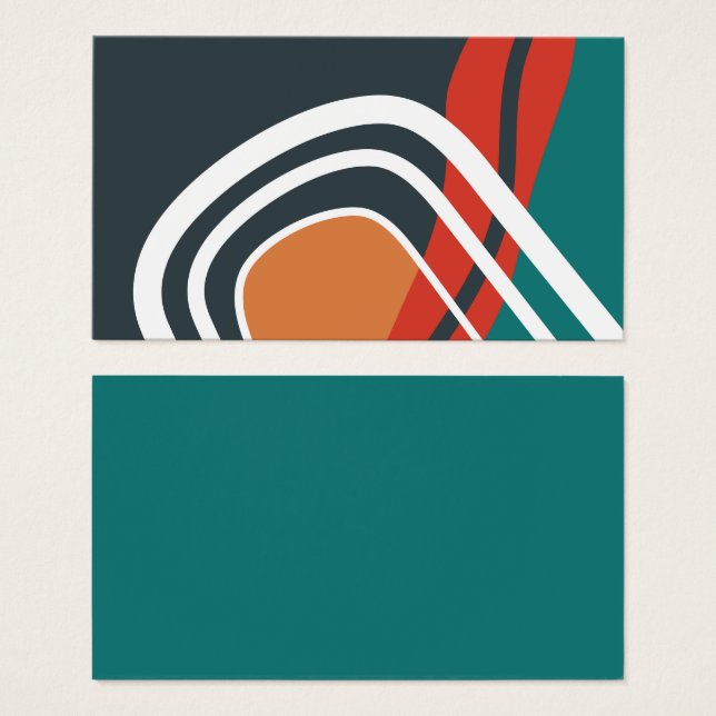 Abstract boho rainbow colorful artwork (Front & Back)