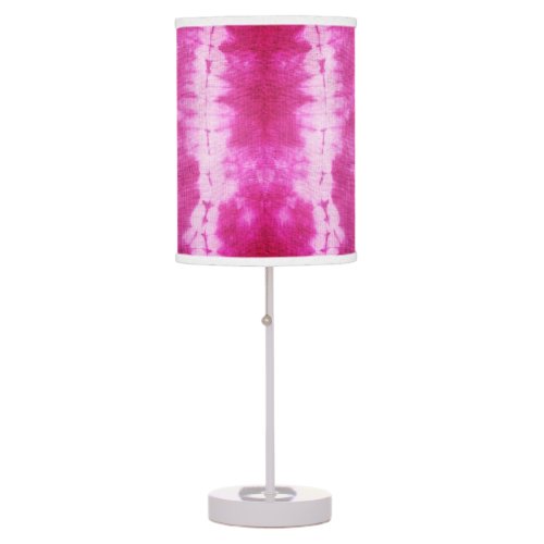 Abstract Boho Raspberry Pink Pattern Table Lamp
