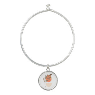 Abstract, Boho, Shapes Bangle Bracelet