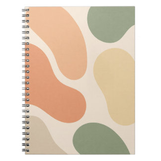 Abstract Boho Shapes Notebook 