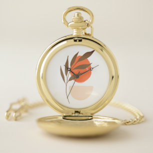 Abstract, Boho, Shapes Pocket Watch