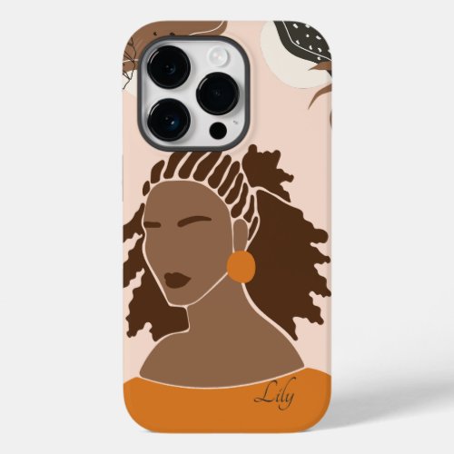 Abstract Boho Woman Illustration  Boho Chic Case_Mate iPhone 14 Pro Case