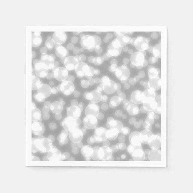 Abstract Bokeh Background Napkins (Front)