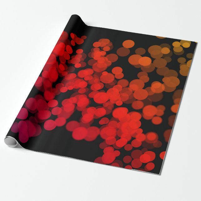 Abstract Bokeh  Wrapping Paper (Unrolled)