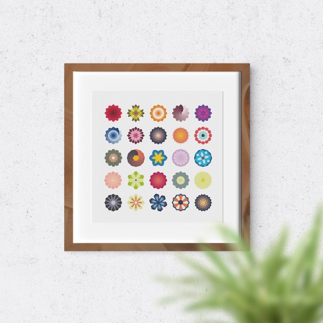 Abstract bold shapes poster (Creator Uploaded)