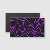 Abstract, bold, vibrant geometric zigzag pattern (Front/Back)