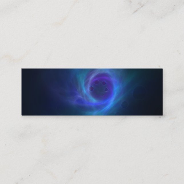 Abstract bookmark business card (Front)