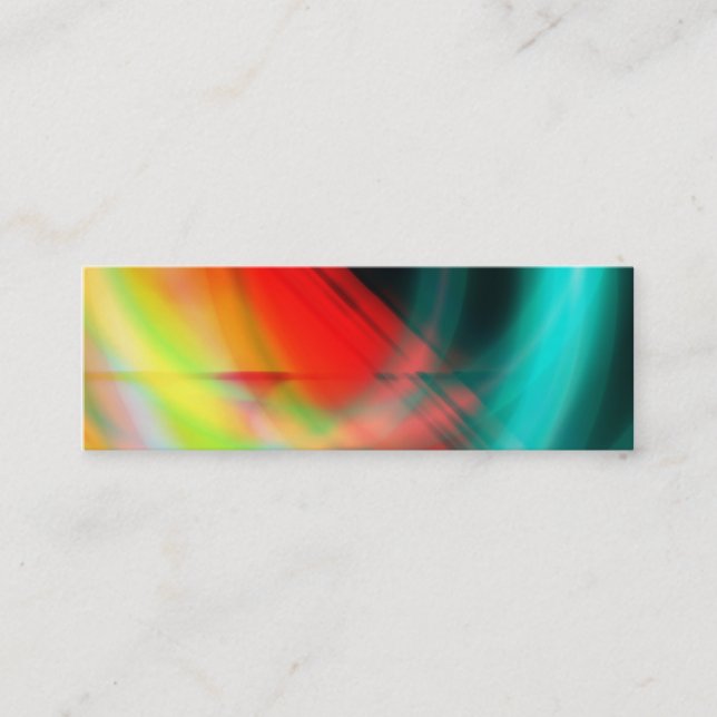 Abstract bookmark business card (Front)