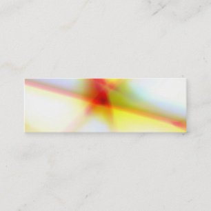 Abstract bookmark business card