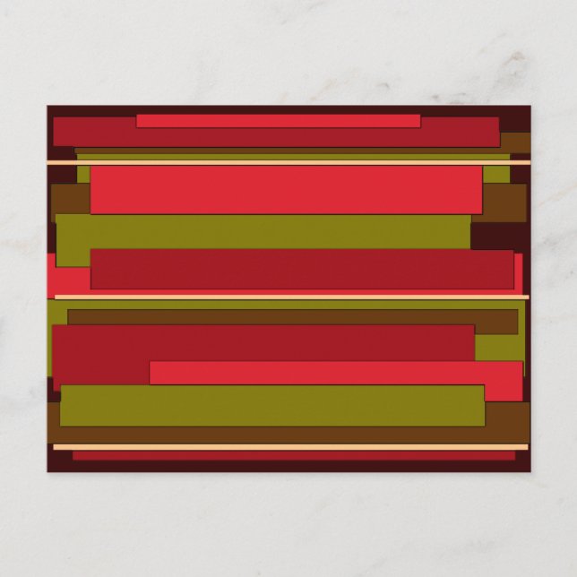 Abstract Books Postcard (Front)