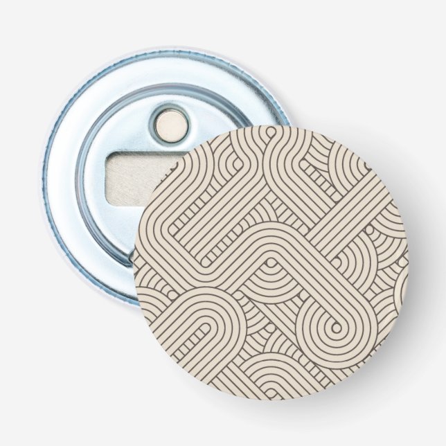 Abstract border bottle opener (Front)