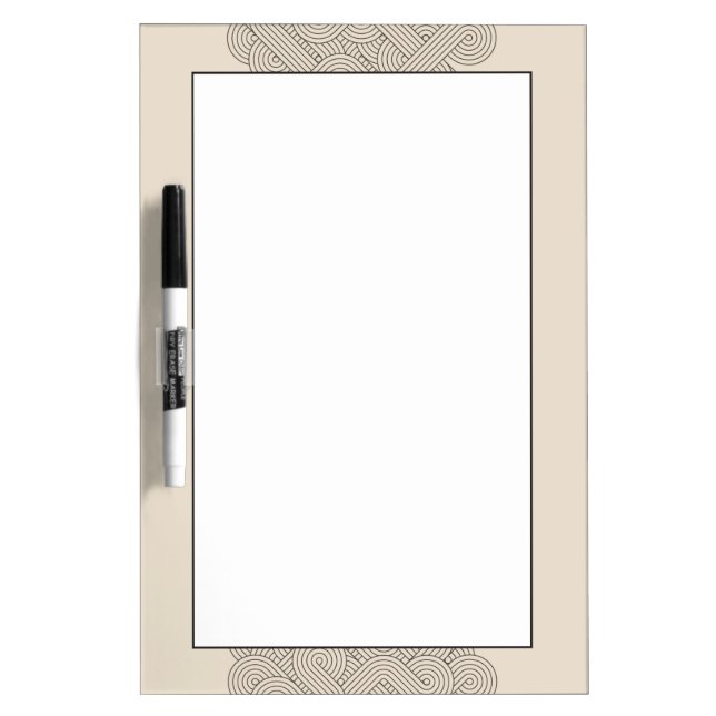 Abstract border Dry-Erase board (Front)
