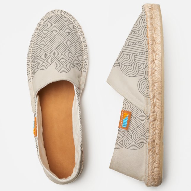 Abstract border espadrilles (Side)