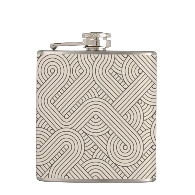 Abstract border flask (Front)