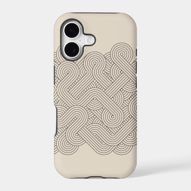 Abstract border iphone case (Back)