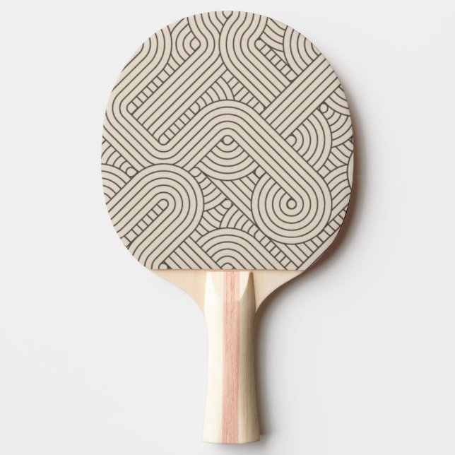 Abstract border ping pong paddle (Front)