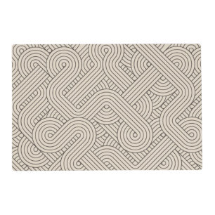Abstract border placemat