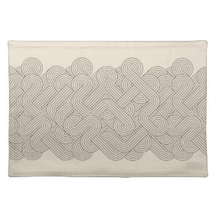 Abstract border placemat