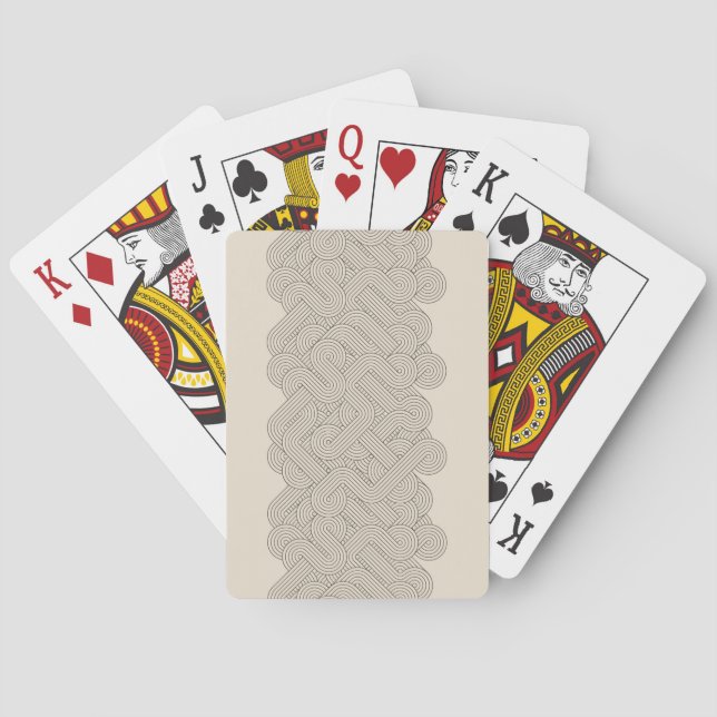 Abstract border poker cards (Back)