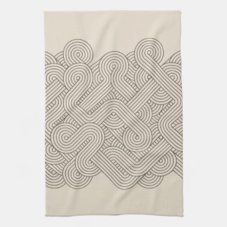 Abstract border towel