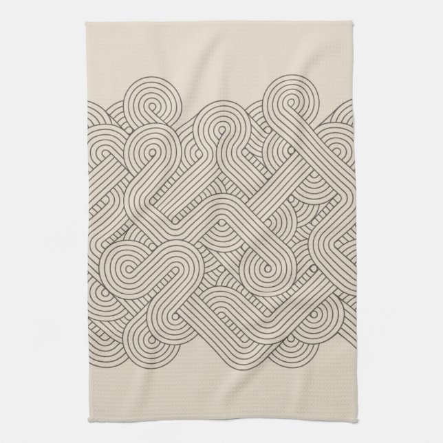 Abstract border towel (Vertical)