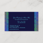 Abstract Borders In Blue Tones Business Card at Zazzle