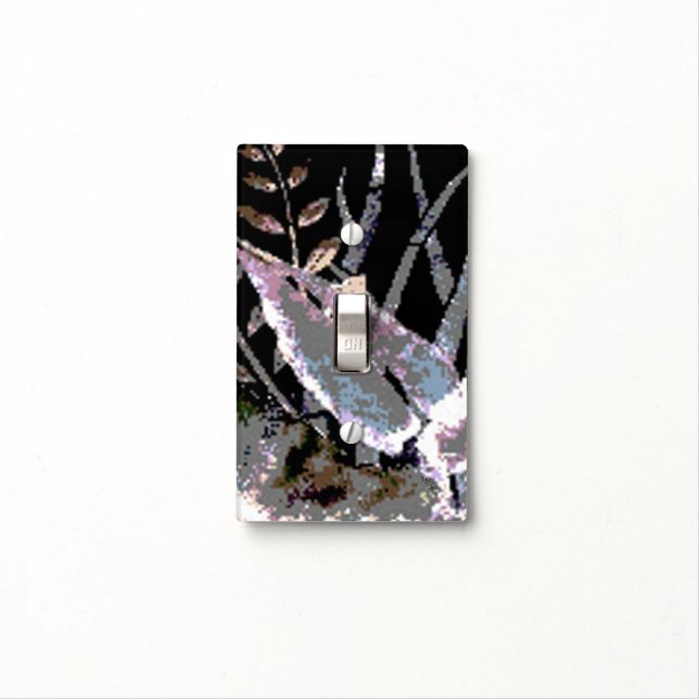 Abstract Botanical II Light Switch Cover (In Situ)