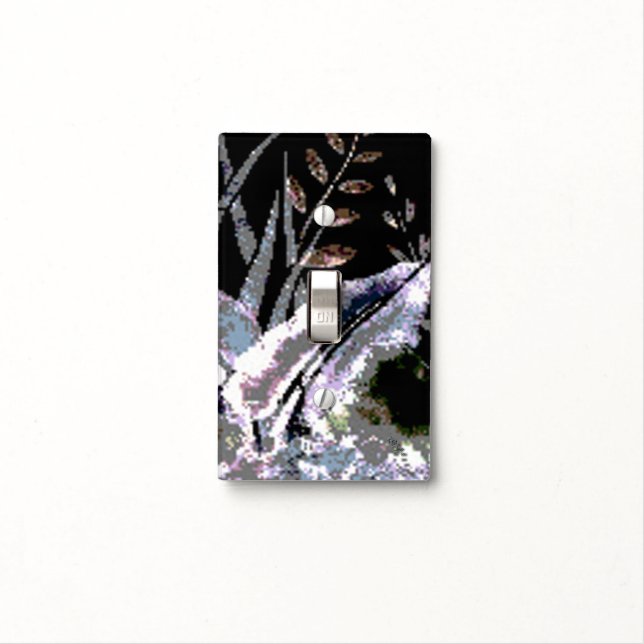 Abstract Botanical Light Switch Cover (In Situ)