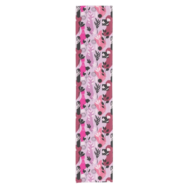 Abstract Botanics Short Table Runner (Front)