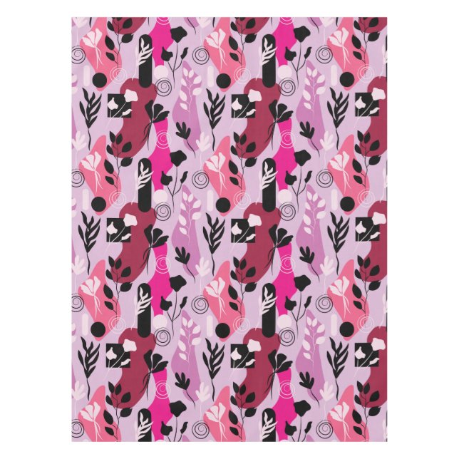 Abstract Botanics Tablecloth (Front)