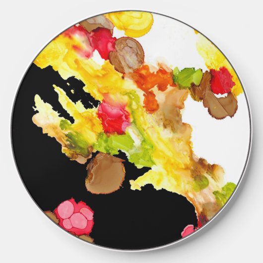"Abstract Bouquet" Wireless Charger (Front)