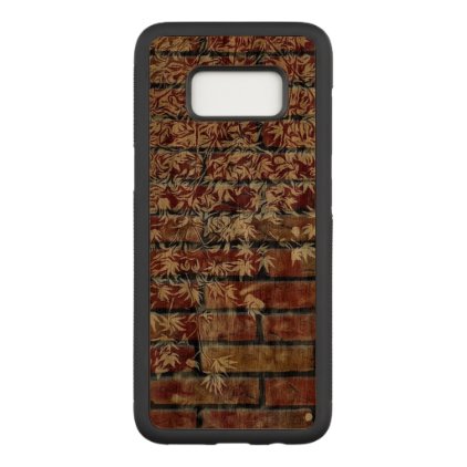 Abstract brick pattern carved samsung galaxy s8 case