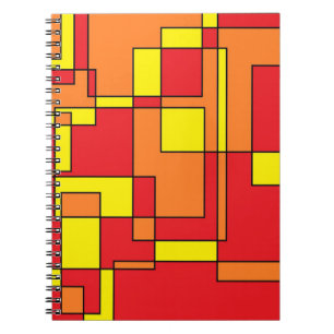 Abstract Brick Pattern Notebook