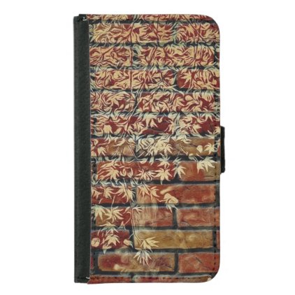 Abstract brick pattern samsung galaxy s5 wallet case